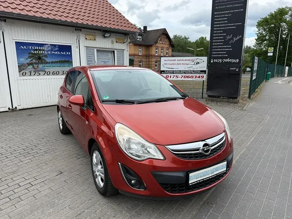 Gebraucht Opel Corsa Satellite 87 PS (63 kW) 2011 Orange Kleinwagen
