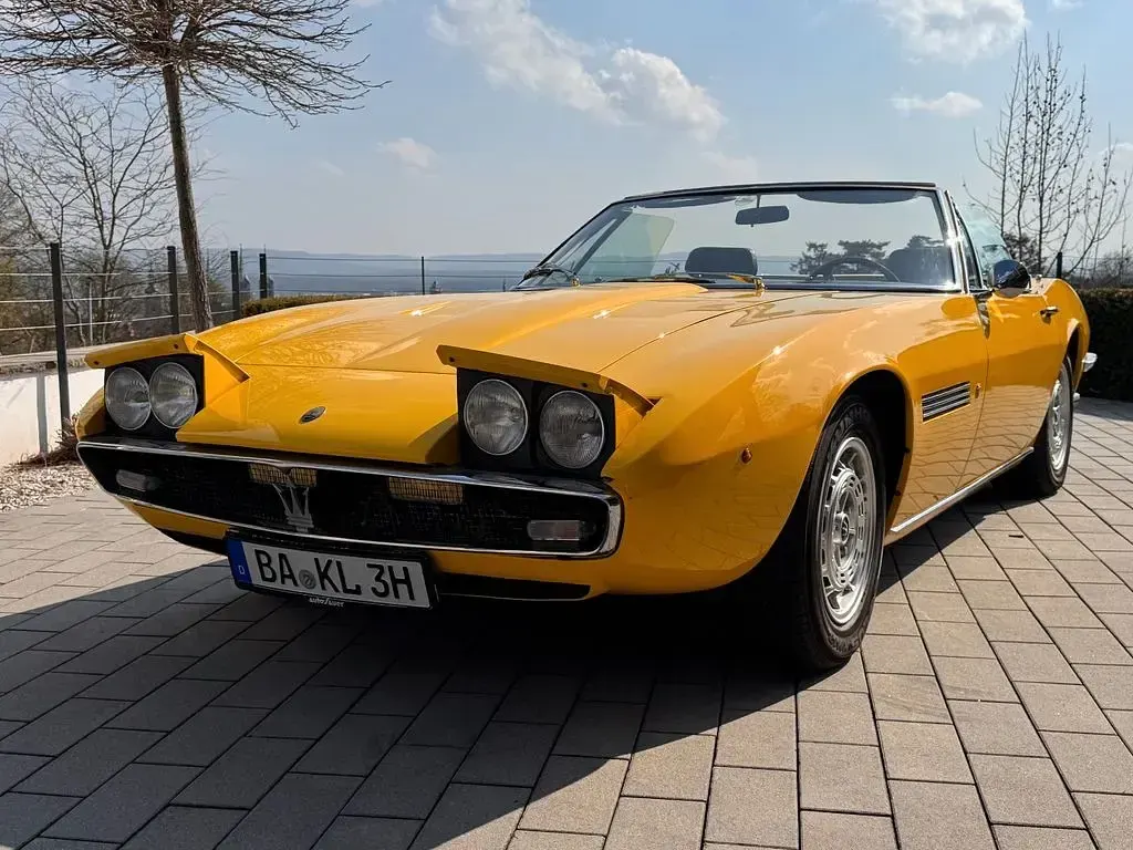 Gebraucht Maserati Ghibli 379 PS (278 kW) 1968 Gelb Cabrio