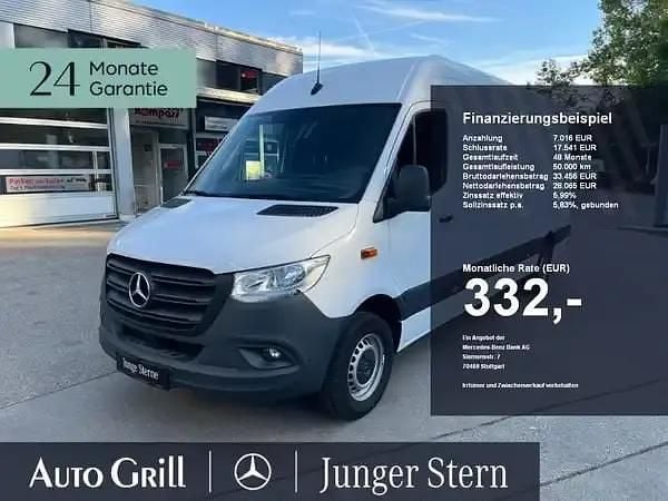 Arktikweiss Gebraucht 2023 Mercedes Sprinter Van | 34.486 € (Superpreis) - Bild 1/4