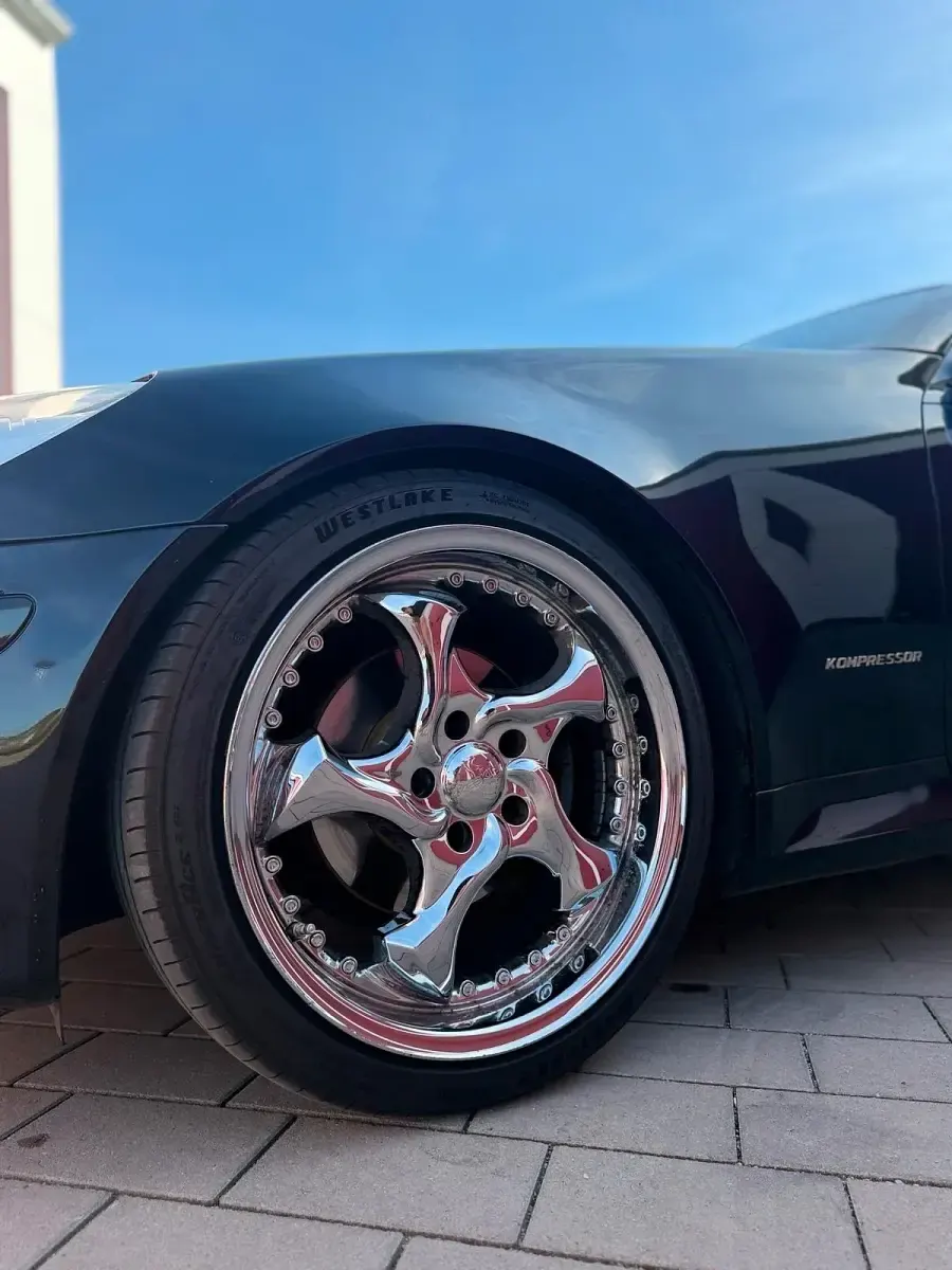 Gebraucht Mercedes SLK200 163 PS (119 kW) 2005 Schwarz Cabrio