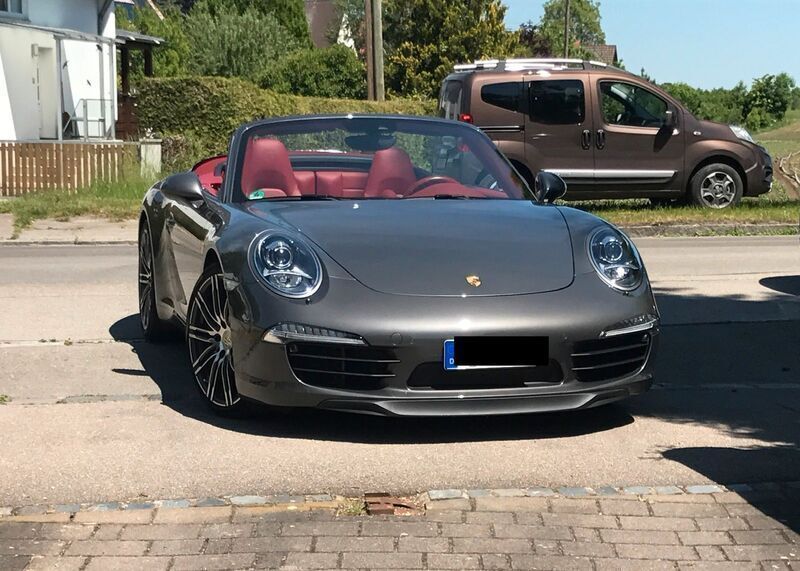 Grau Gebraucht 2014 Porsche 911 Carrera S Cabriolet Cabrio | 107.911 € (Teuer) - Bild 1/4