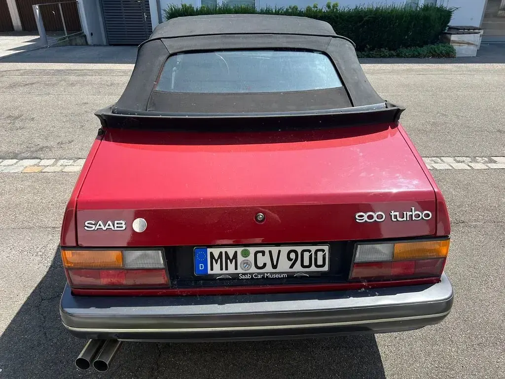 Gebraucht Saab 900 Cabriolet 160 PS (117 kW) 1988 Rot Cabrio