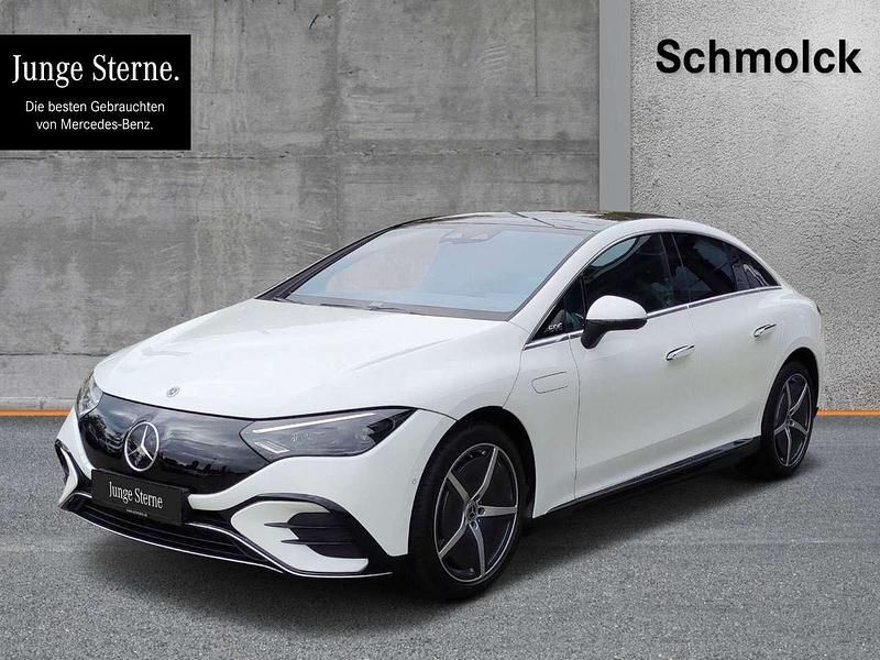Weiß Gebraucht 2022 Mercedes EQE350 Premium Limousine | 54.400 € (Etwas zu teuer) - Bild 1/4