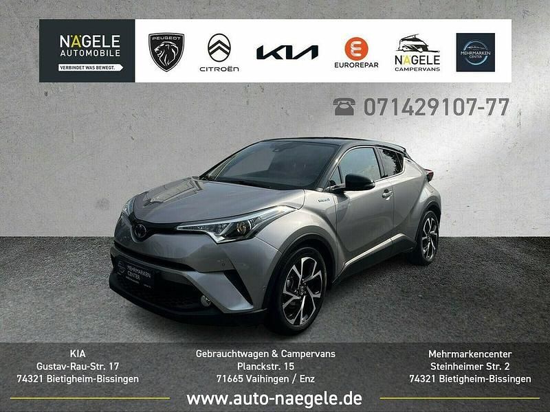 Metal stream (1k0)/ black (202 Gebraucht 2017 Toyota C-HR Style SUV | 17.400 € (Fairer Preis) - Bild 1/3