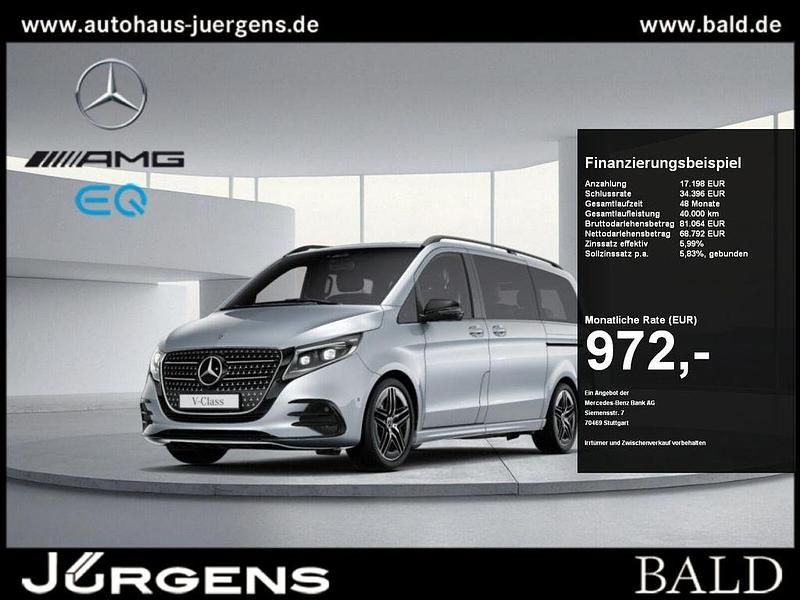 Hightechsilber metallic Gebraucht 2025 Mercedes V300 Avantgarde Van / Kleinbus | 85.990 € - Bild 1/4