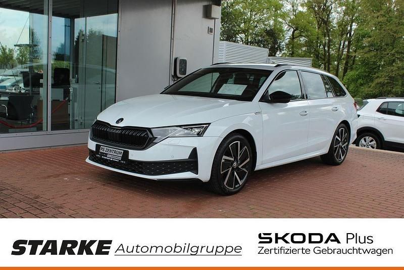 Gebraucht Skoda Octavia SportLine 150 PS (110 kW) 2024 Moonweiß perleffekt Kombi