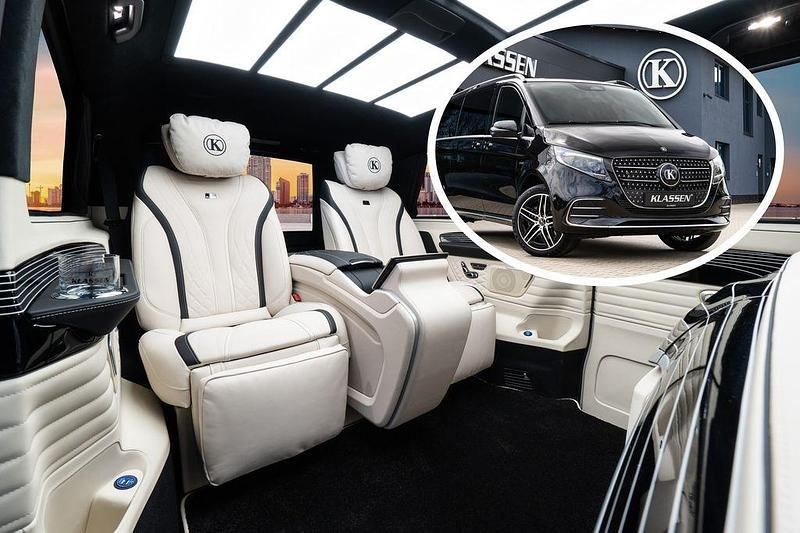 Schwarz Neu 2025 Mercedes V300 Luxury Van / Kleinbus | 362.950 € - Bild 1/4