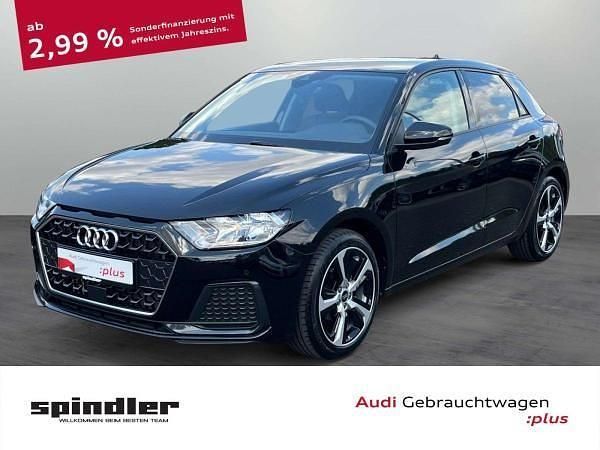 Schwarz (mythosschwarz metallic) Gebraucht 2024 Audi A1 Advanced Plus Kleinwagen | 21.280 € (Superpreis) - Bild 1/4