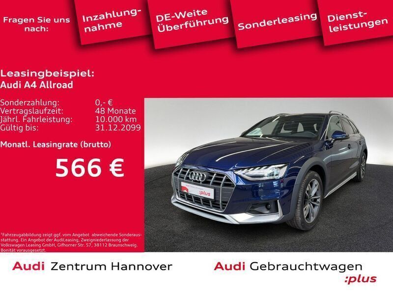 Navarrablau metallic Gebraucht 2023 Audi A4 Allroad Ambiente Kombi | 43.450 € (Teuer) - Bild 1/4