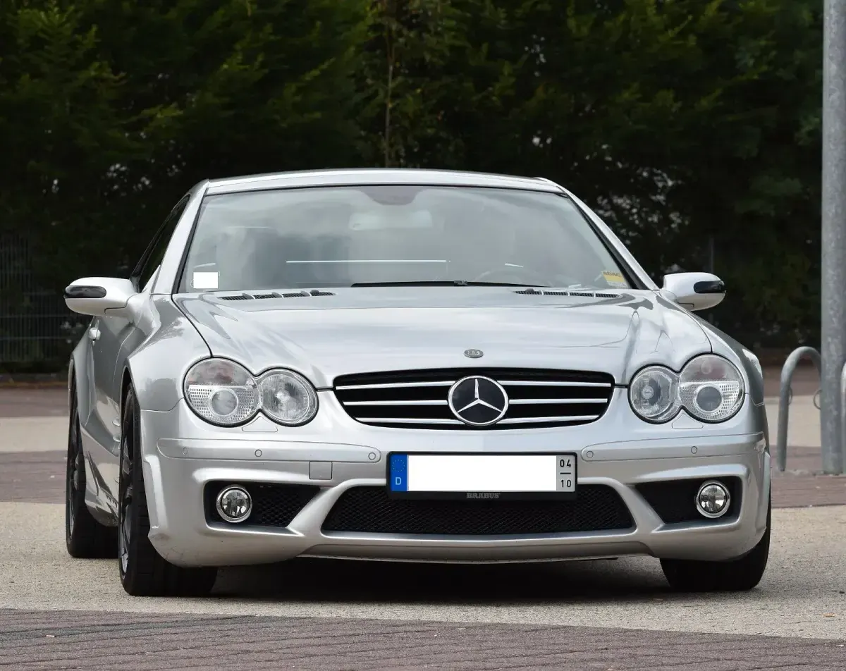 Gebraucht Mercedes SL350 AMG 245 PS (180 kW) 2005 Silber Cabrio