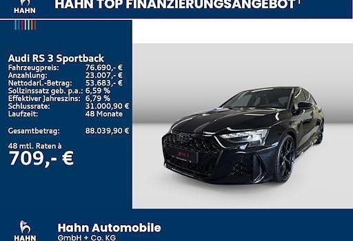 Neu Audi RS3 Advanced 400 PS (294 kW) 2025 Schwarz Limousine