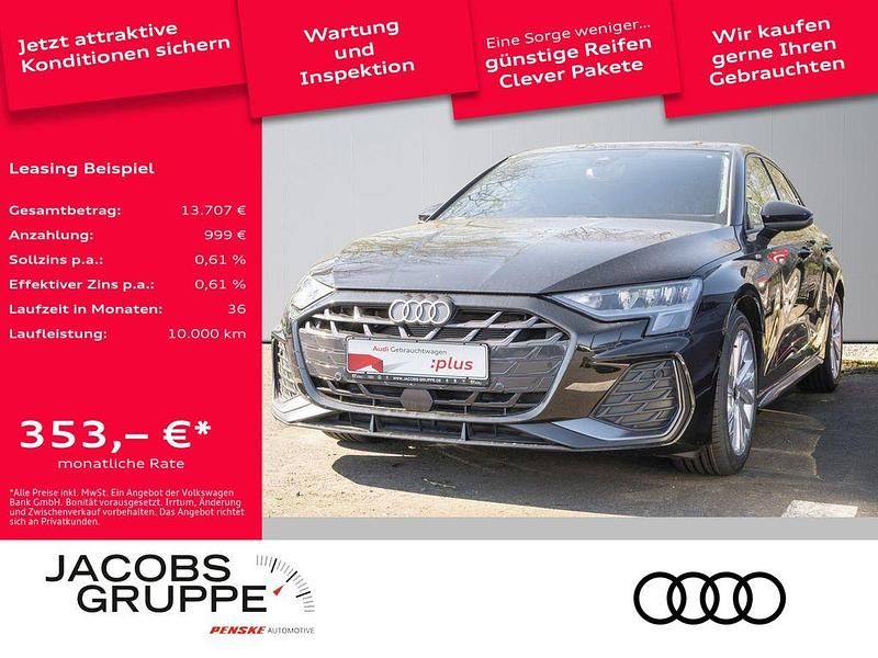 Gebraucht Audi A3 S-Line 150 PS (110 kW) 2025 Mythosschwarz metallic Limousine