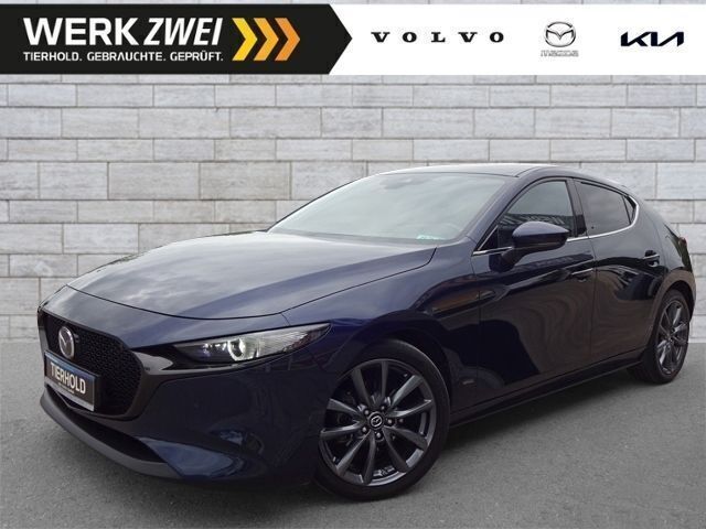 Mitternachtsblau metallic Gebraucht 2020 Mazda 3 Selection Limousine | 22.900 € (Teuer) - Bild 1/4