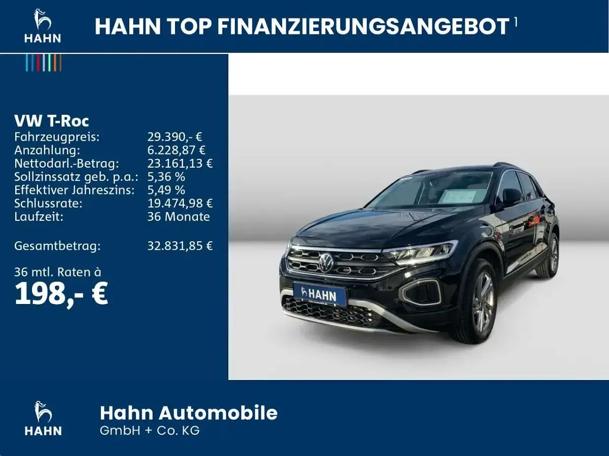 Neu VW T-Roc Cabriolet Life 150 PS (110 kW) 2025 Schwarz SUV