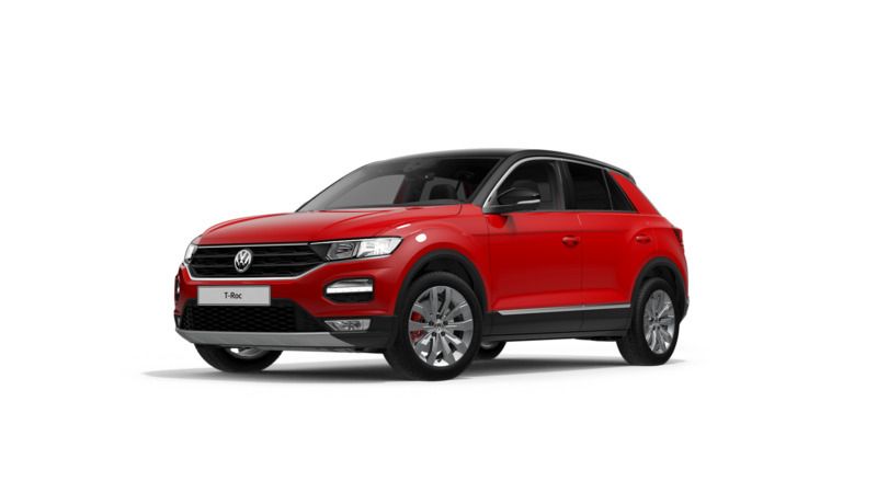 Rot Gebraucht 2020 VW T-Roc Sport SUV | 19.870 € (Guter Preis) - Bild 1/2