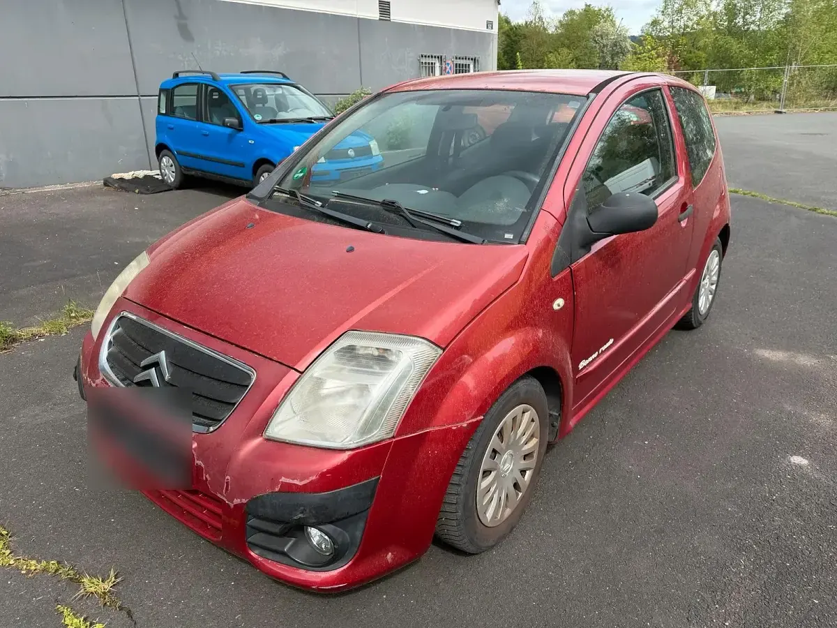 Brugt Citroën C2 60 HK (44 kW) 2009 Rød Hatchback