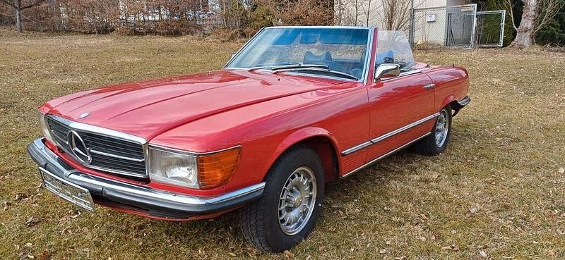 Gebraucht Mercedes SL350 200 PS (147 kW) 1972 Rot Cabrio