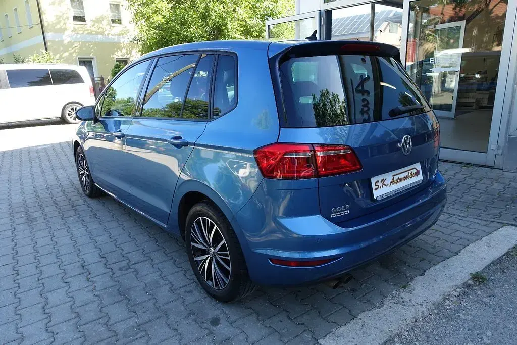 Gebraucht VW Golf Sportsvan Allstar 150 PS (110 kW) 2016 Blau Van / Kleinbus