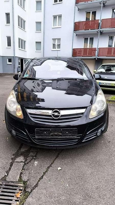 Schwarz Gebraucht 2007 Opel Corsa Edition Limousine | 800 € (Superpreis) - Bild 1/4