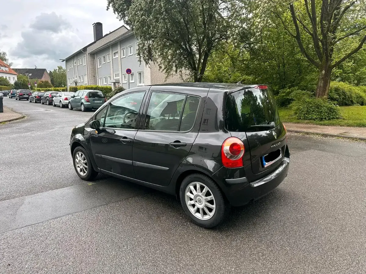 Gebraucht Renault Modus 75 PS (55 kW) 2005 Schwarz Van / Kleinbus