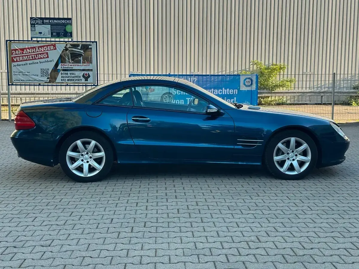 Gebraucht Mercedes SL500 306 PS (225 kW) 2002 Blau Cabrio
