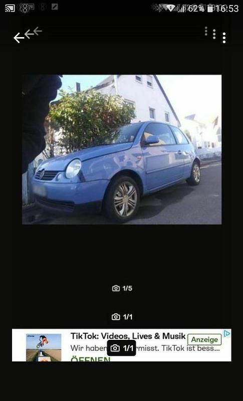 Gebraucht VW Lupo 55 PS (40 kW) 1999 Blau Kleinwagen