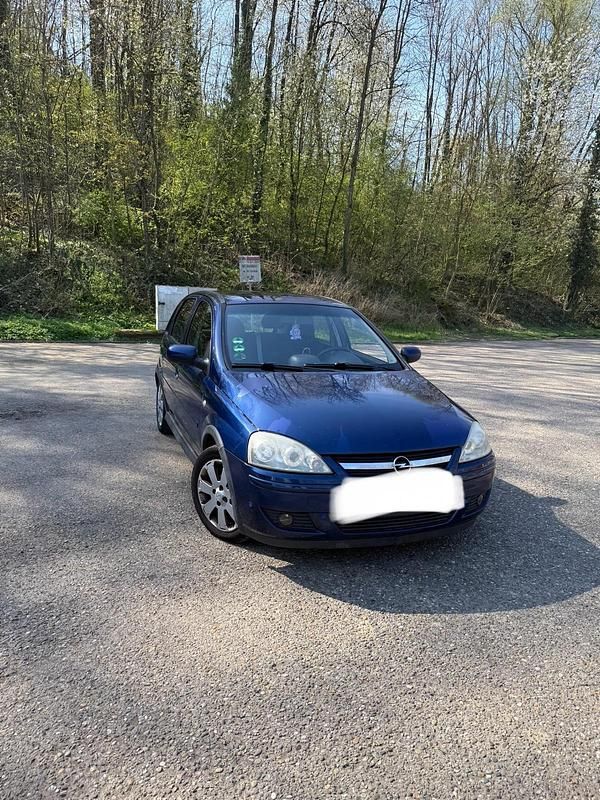 Blau Gebraucht 2006 Opel Corsa Kleinwagen | 399 € (Superpreis) - Bild 1/4