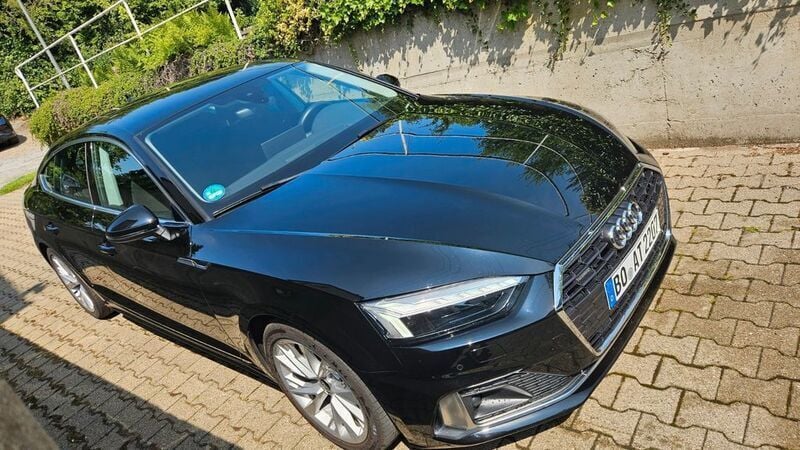 Schwarz Gebraucht 2021 Audi A5 Sportback Limousine | 29.850 € (Superpreis) - Bild 1/4