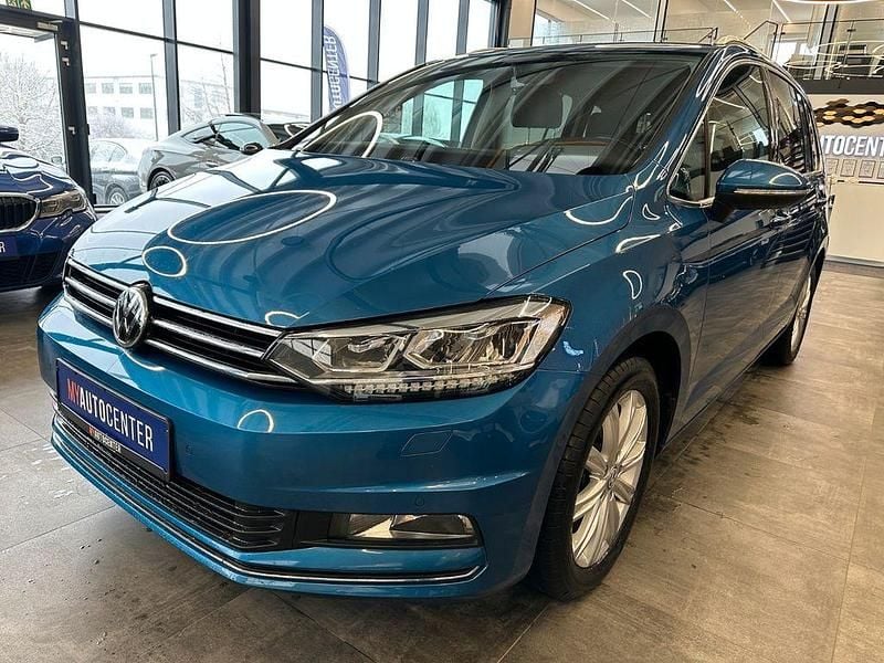 Gebraucht VW Touran Highline 150 PS (110 kW) 2016 Blau Van / Kleinbus