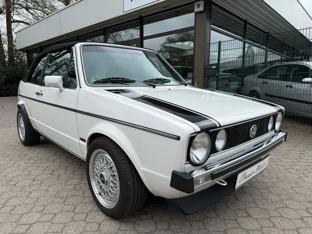 Gebraucht VW Golf Cabriolet 72 PS (52 kW) 1986 Weiß Cabrio