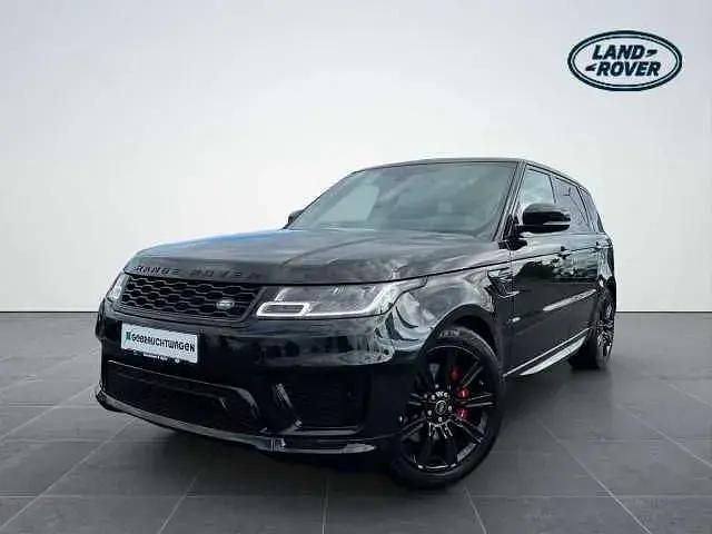 Schwarz (santorini black) Gebraucht 2021 Land Rover Range Rover Sport SUV | 64.989 € (Teuer) - Bild 1/4