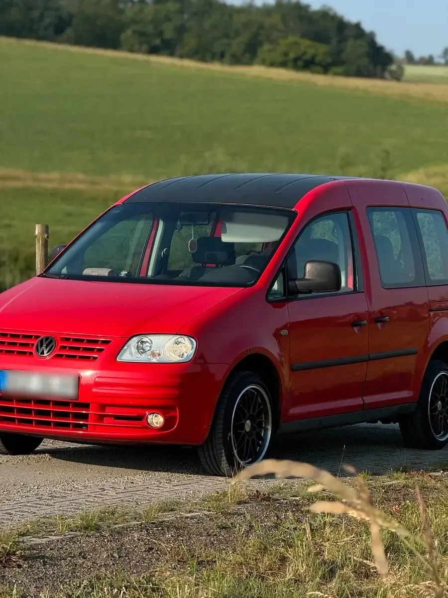 Gebraucht VW Caddy Life 105 PS (77 kW) 2004 Rot Van / Kleinbus