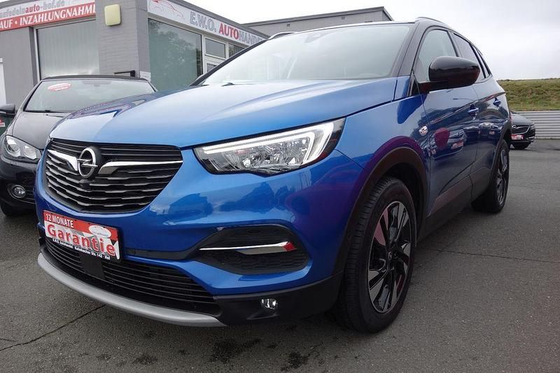 Blau Gebraucht 2021 Opel Grandland X Elegance SUV | 16.990 € (Superpreis) - Bild 1/4