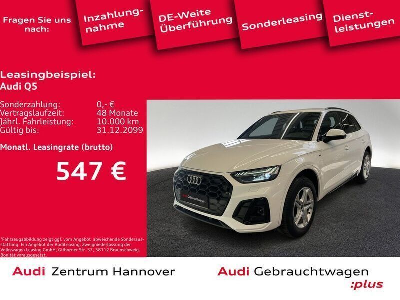 Gebraucht Audi Q5 S-Line 204 PS (150 kW) 2021 T9 ibisweiß SUV