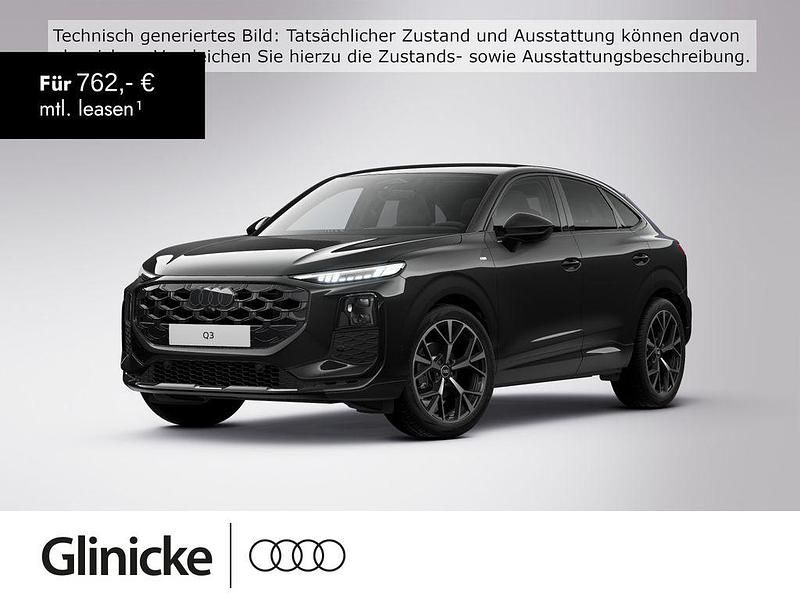 Schwarz Neu 2025 Audi Q3 Sportback S-Line SUV | 56.490 € (Teuer) - Bild 1/3