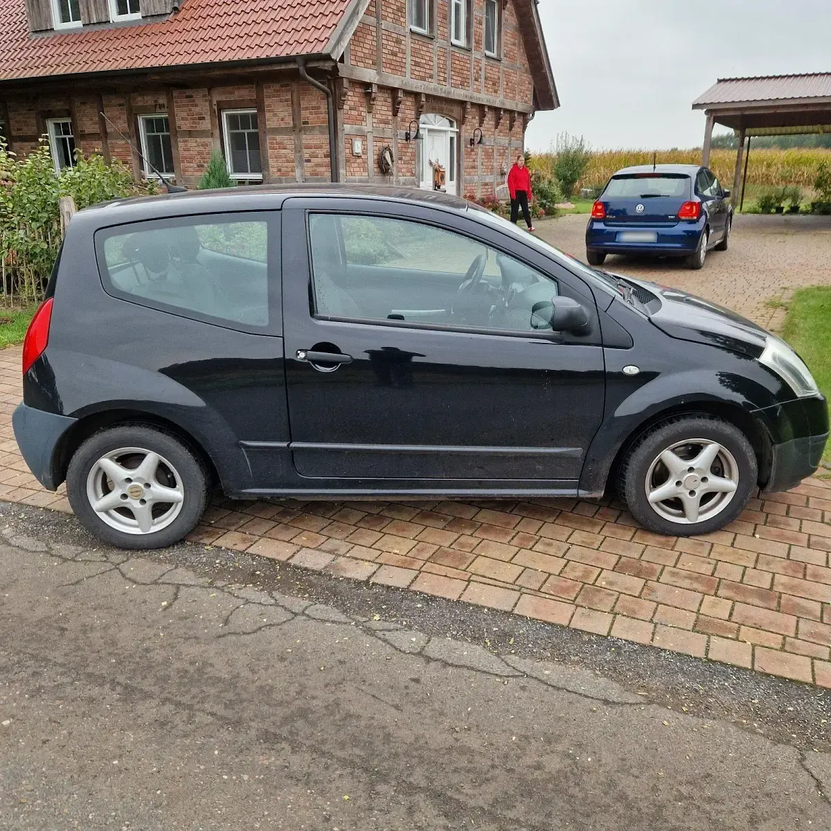 Gebraucht Citroën C2 60 PS (44 kW) 2007 Schwarz Kleinwagen