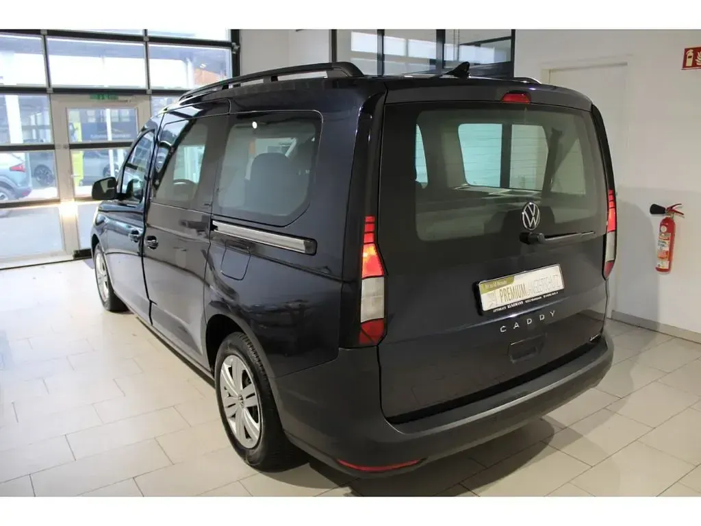 Occasion VW Caddy Basis 122 ch (89 kW) 2022 Bleue Monospace