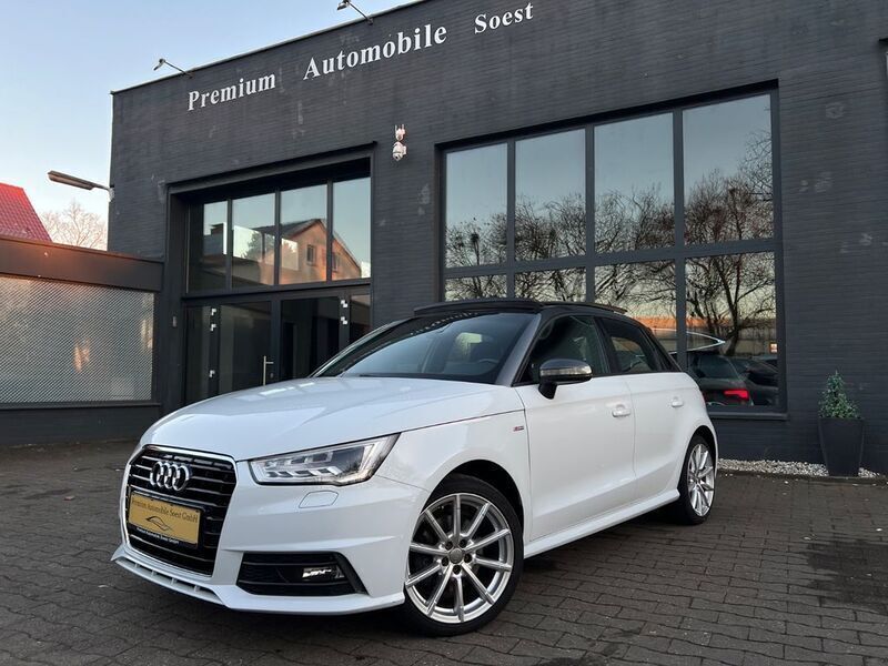 Weiß Gebraucht 2015 Audi A1 Sportback S-Line Kleinwagen | 18.100 € (Etwas zu teuer) - Bild 1/4