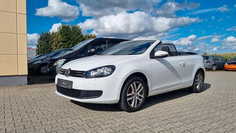 Weiß Gebraucht 2015 VW Golf Cabriolet Cabrio | 8.699 € (Guter Preis) - Bild 1/4