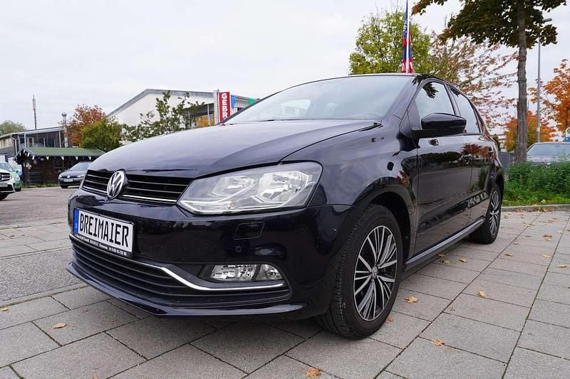 Schwarz Gebraucht 2016 VW Polo Allstar Kleinwagen | 9.950 € (Fairer Preis) - Bild 1/4