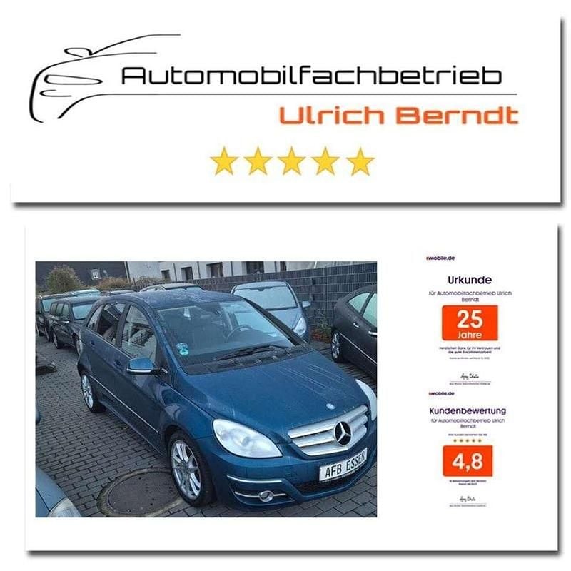 Gebraucht Mercedes B160 95 PS (69 kW) 2010 Blau Van / Kleinbus