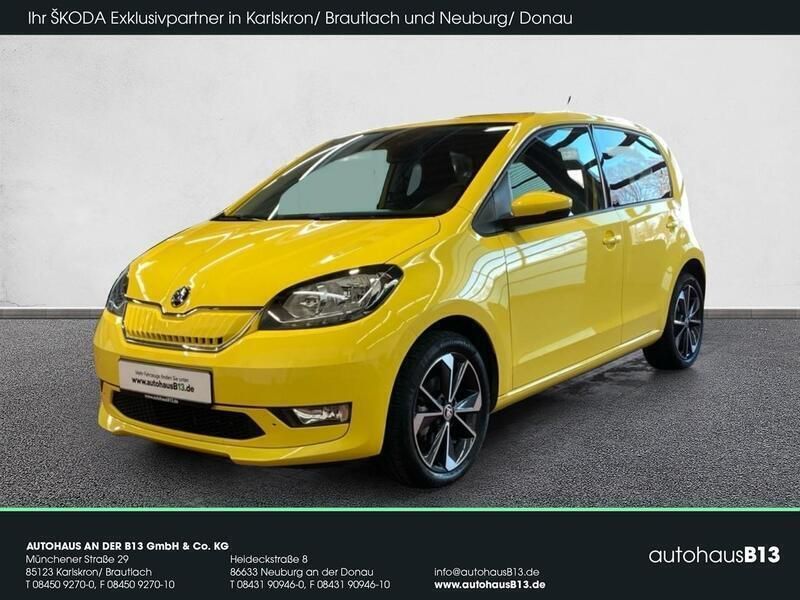 Sunflowergelb Gebraucht 2020 Skoda Citigo-e IV Style Kleinwagen | 13.950 € (Fairer Preis) - Bild 1/4