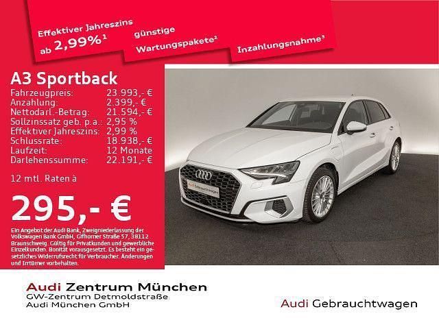 Ibisweiß Gebraucht 2022 Audi A3 Sportback e-tron Advanced Limousine | 23.993 € (Guter Preis) - Bild 1/2
