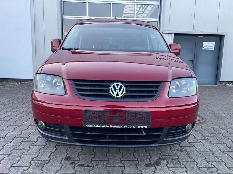 Gebraucht VW Caddy Conceptline 102 PS (75 kW) 2006 Rot Van / Kleinbus
