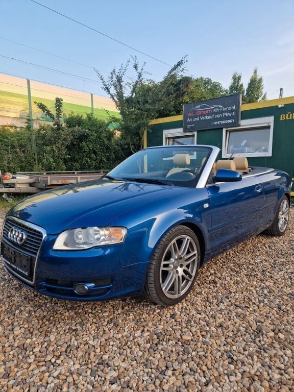 Blau Gebraucht 2007 Audi A4 Cabriolet S-Line Cabrio | 4.800 € (Fairer Preis) - Bild 1/4
