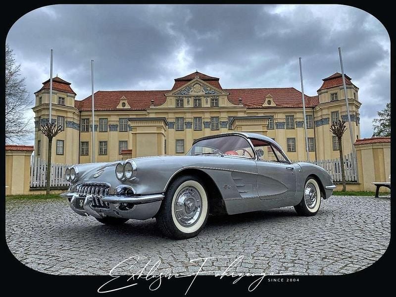 Inca silver Gebraucht 1958 Corvette C1 Cabrio | 149.001 € - Bild 1/4