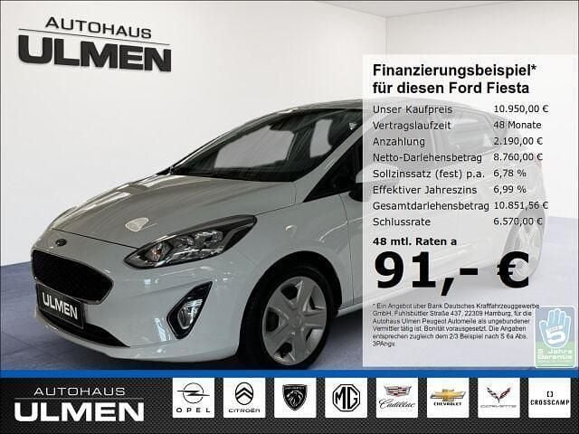 Weiss Gebraucht 2020 Ford Fiesta Cool & Connect Kleinwagen | 10.950 € (Guter Preis) - Bild 1/4