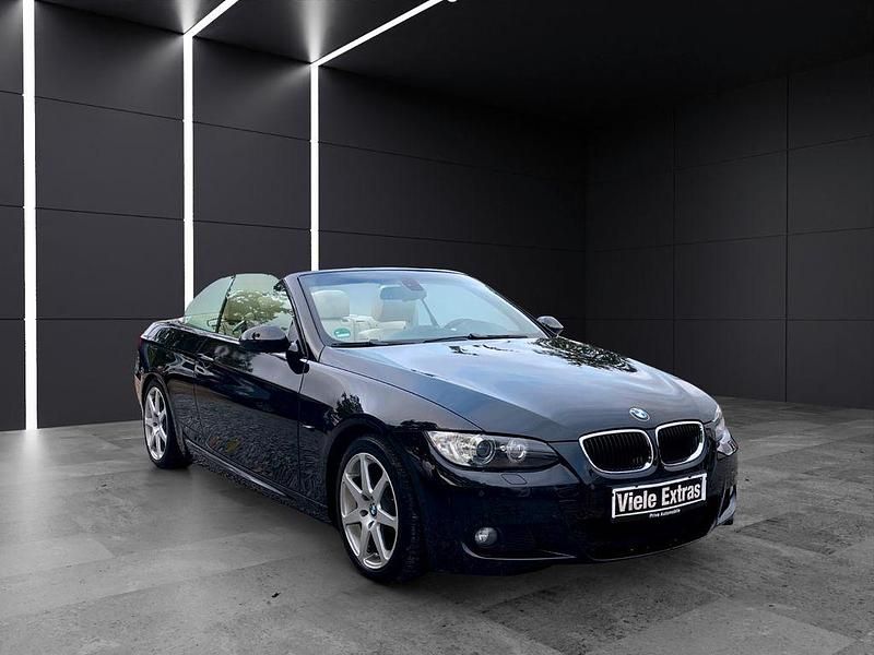 Schwarz Gebraucht 2008 BMW 320 Cabriolet Performance Cabrio | 9.590 € (Fairer Preis) - Bild 1/4