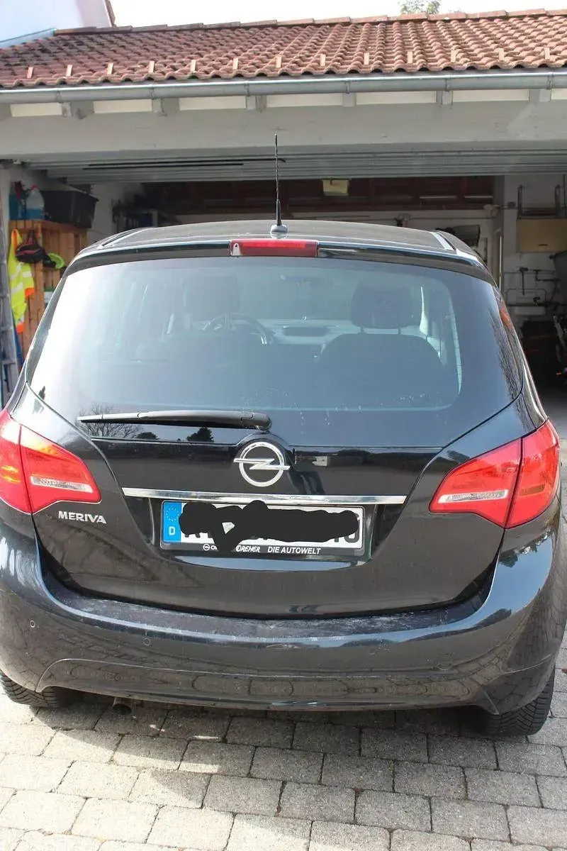 Gebraucht Opel Meriva drive 120 PS (88 kW) 2016 Schwarz Van / Kleinbus