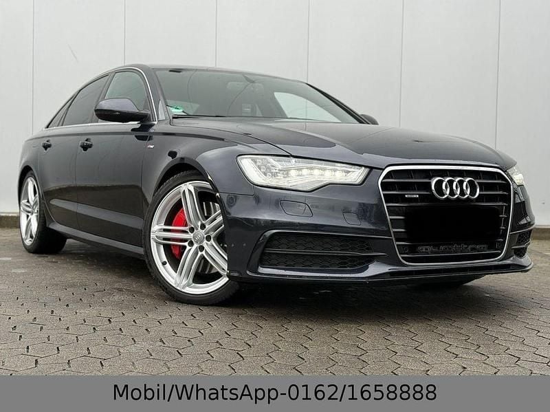 Blau Gebraucht 2014 Audi A6 S-Line Limousine | 14.299 € (Fairer Preis) - Bild 1/4